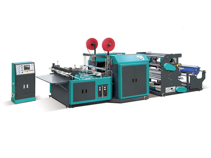 全自動無紡布橫切燙把制袋一體機(jī)